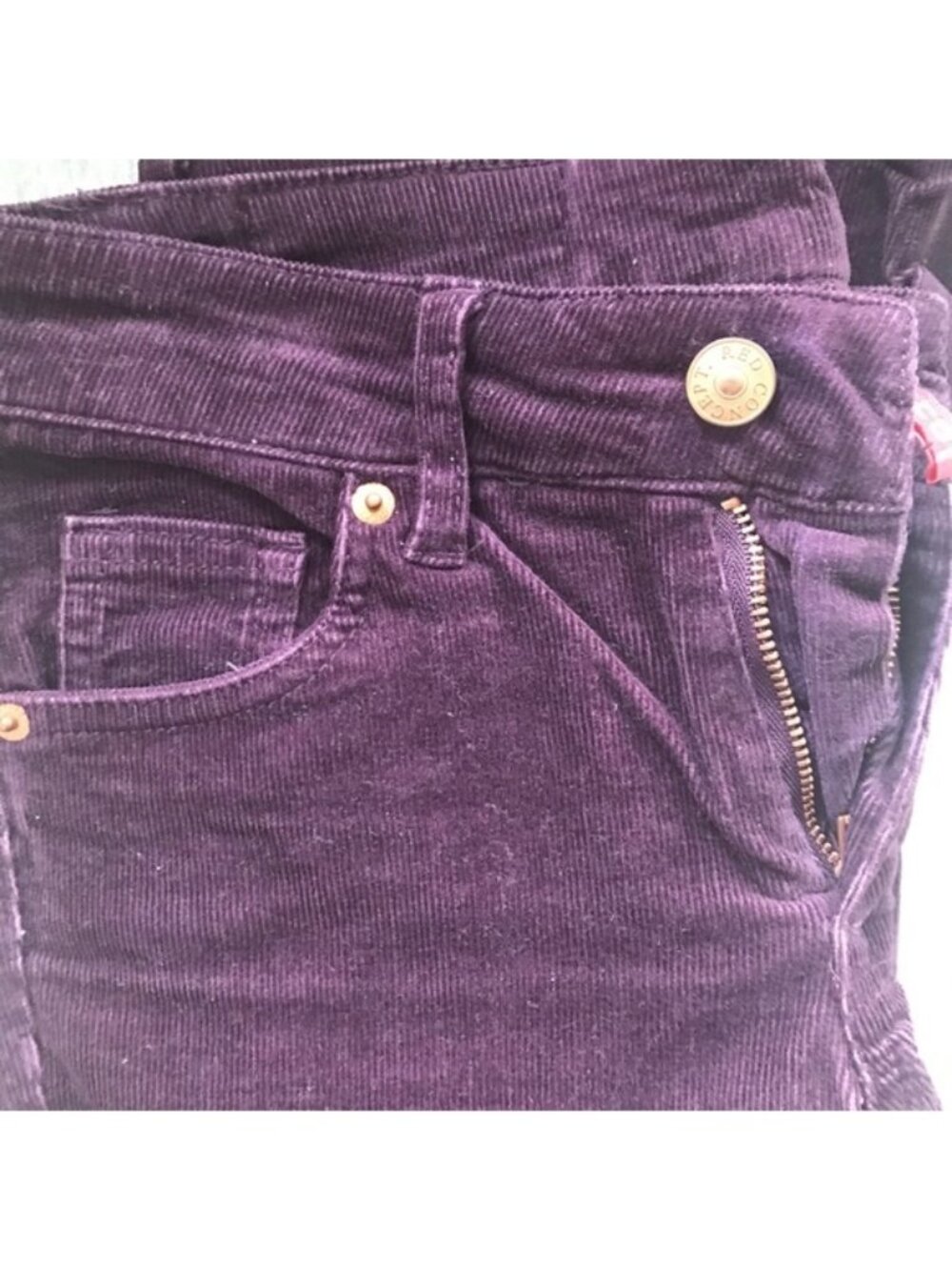 Purple Courdoroy Pants